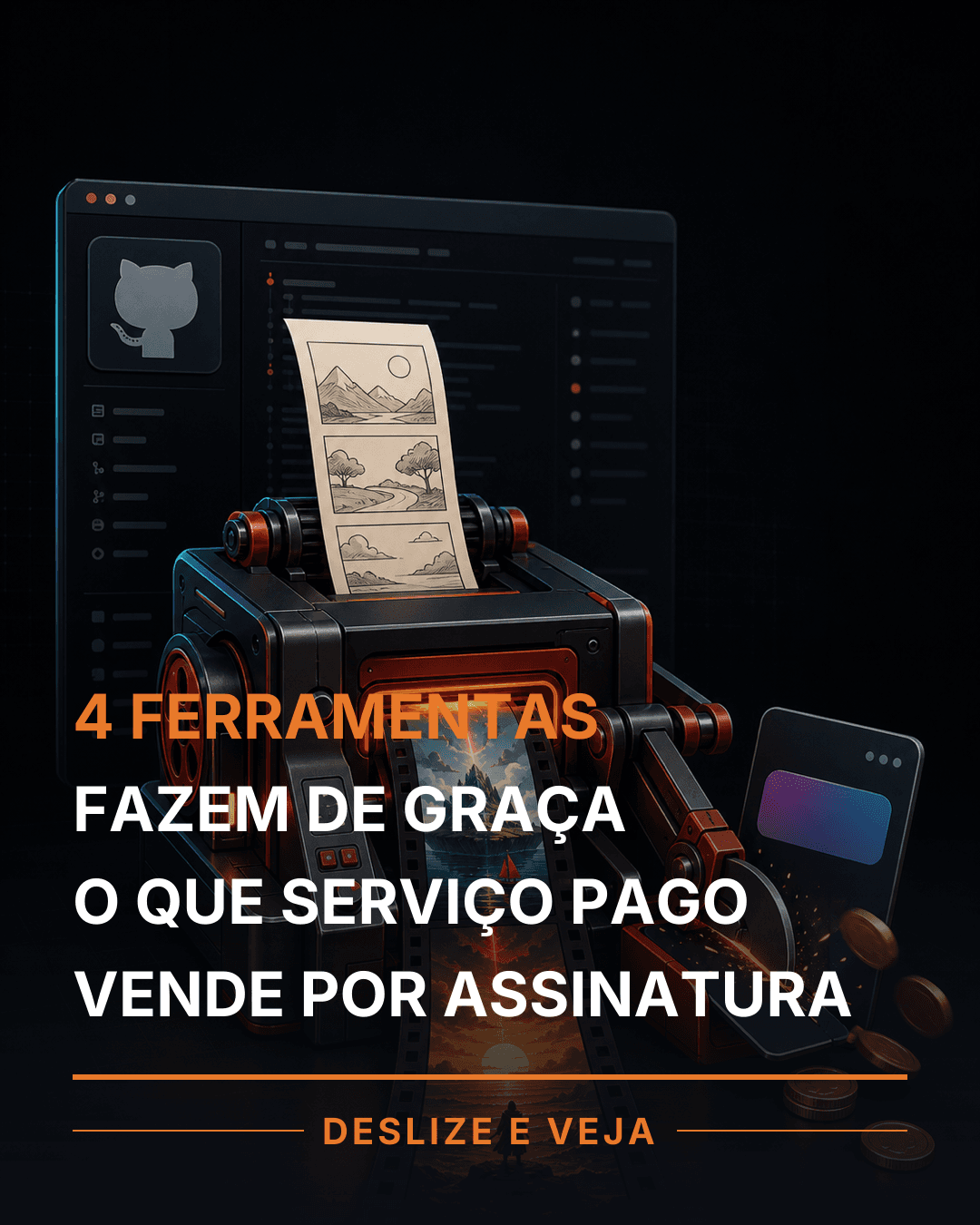 Essa semana 4 repositórios explodiram no GitHub fazendo de graça o que startup de IA cobra assinatura pra fazer