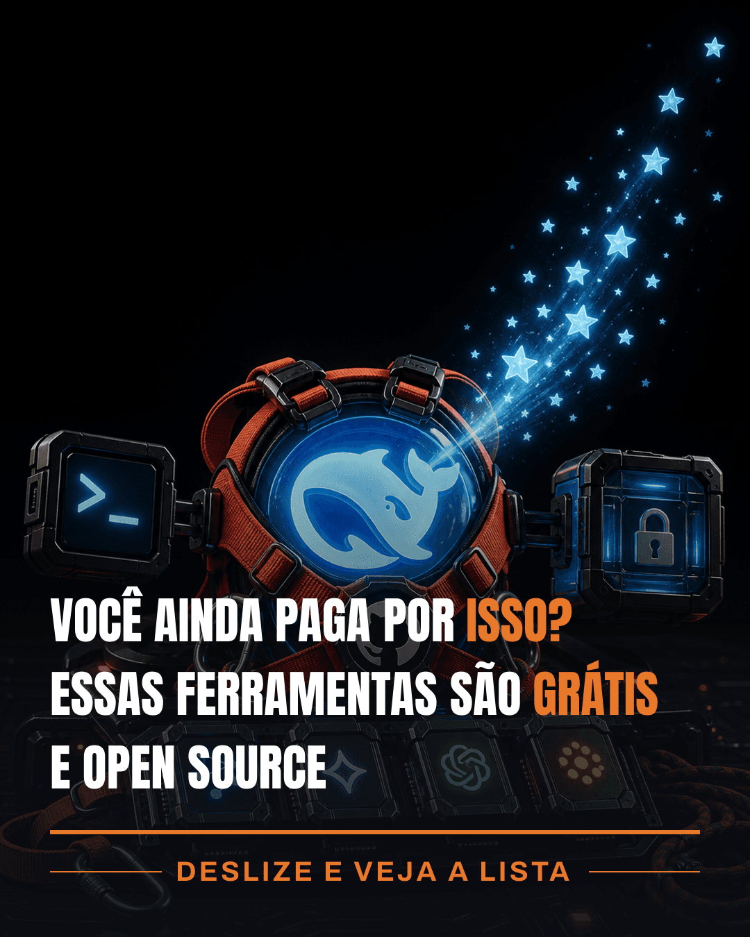 Um projeto sozinho passou 100 mil estrelas no GitHub em menos de 48 horas e quebrou o recorde de crescimento mais rápido da história da plataforma — essa é só a porta de entrada da lista