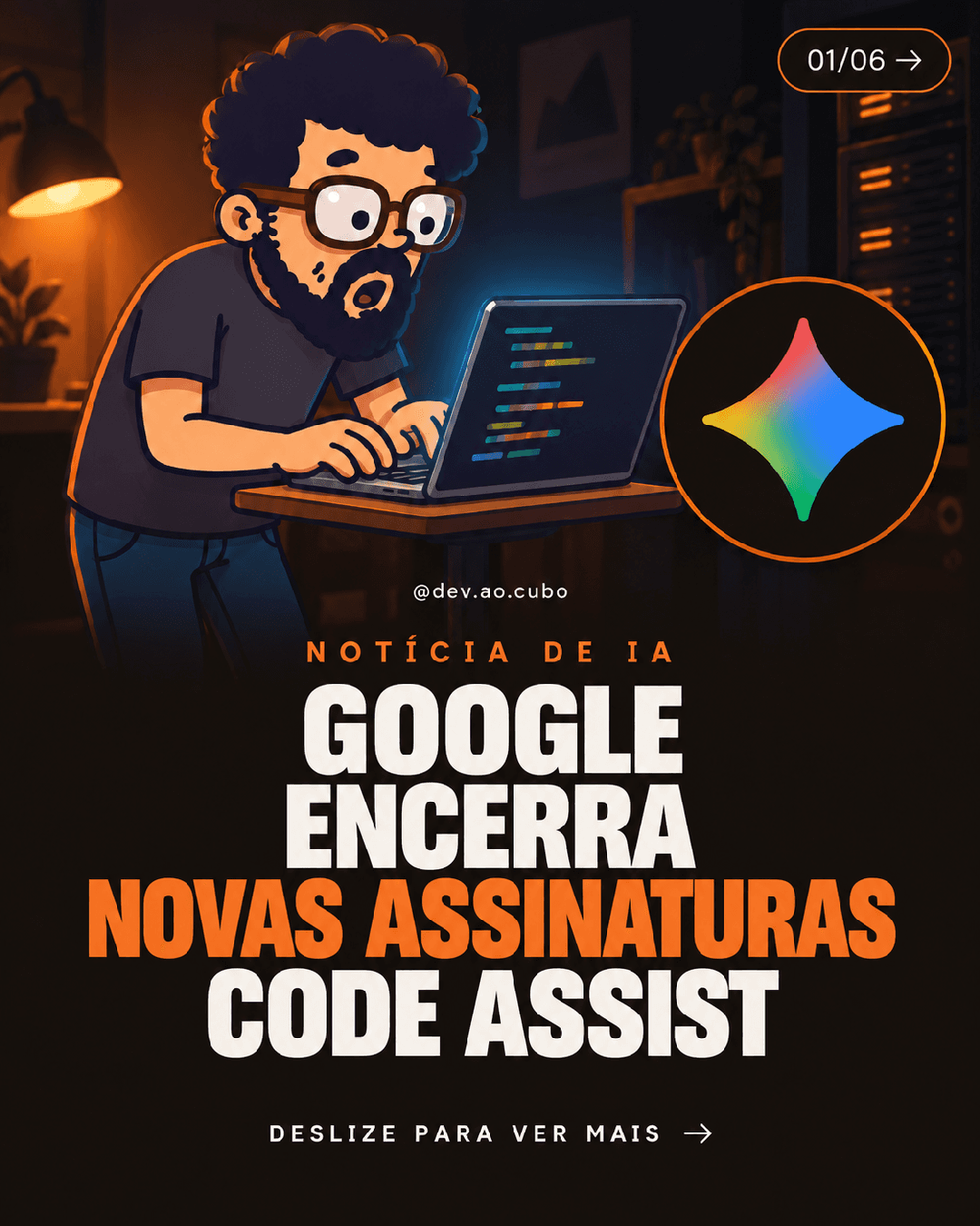 GOOGLE ENCERRA NOVAS ASSINATURAS CODE ASSIST