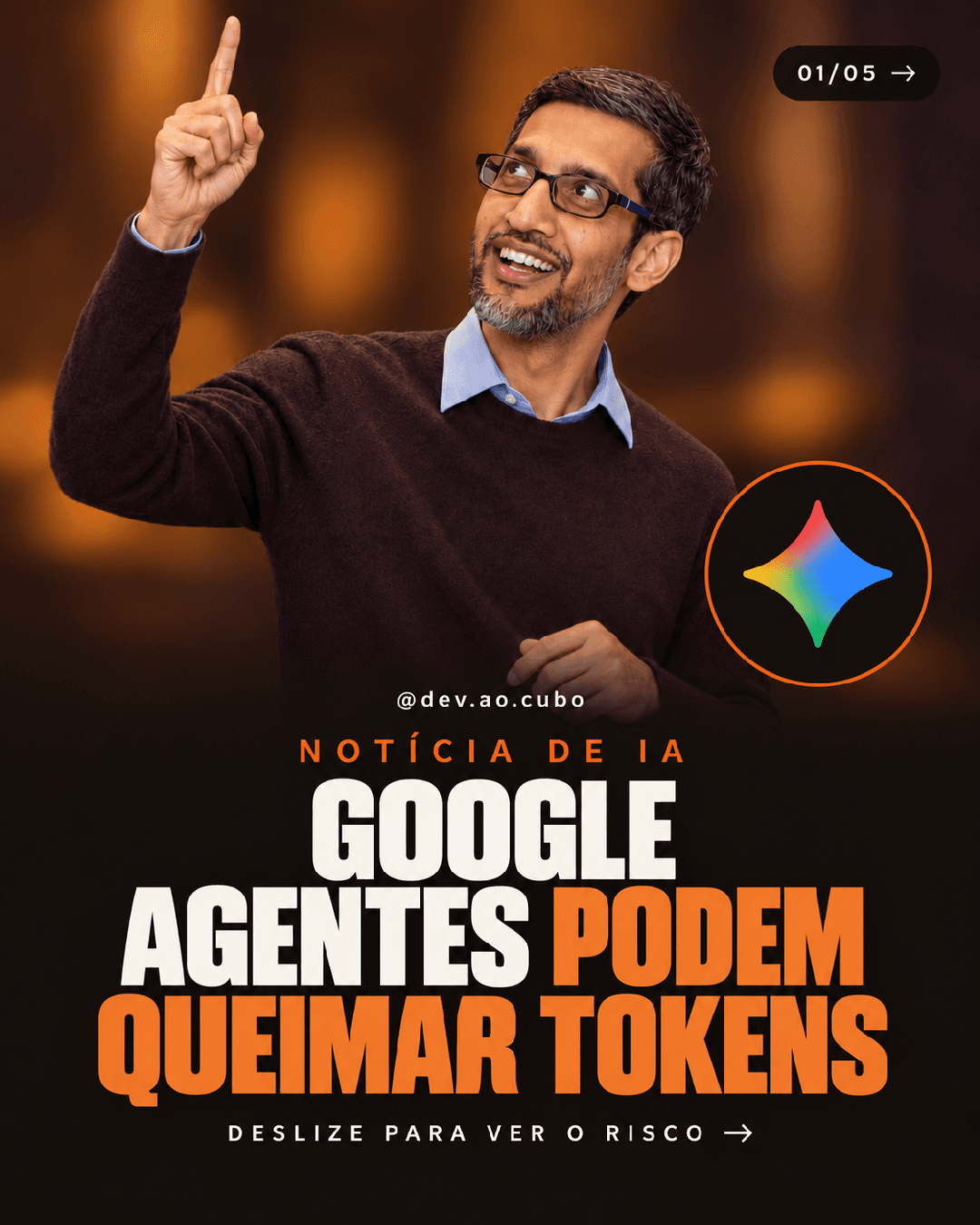 GOOGLE AGENTES PODEM QUEIMAR TOKENS