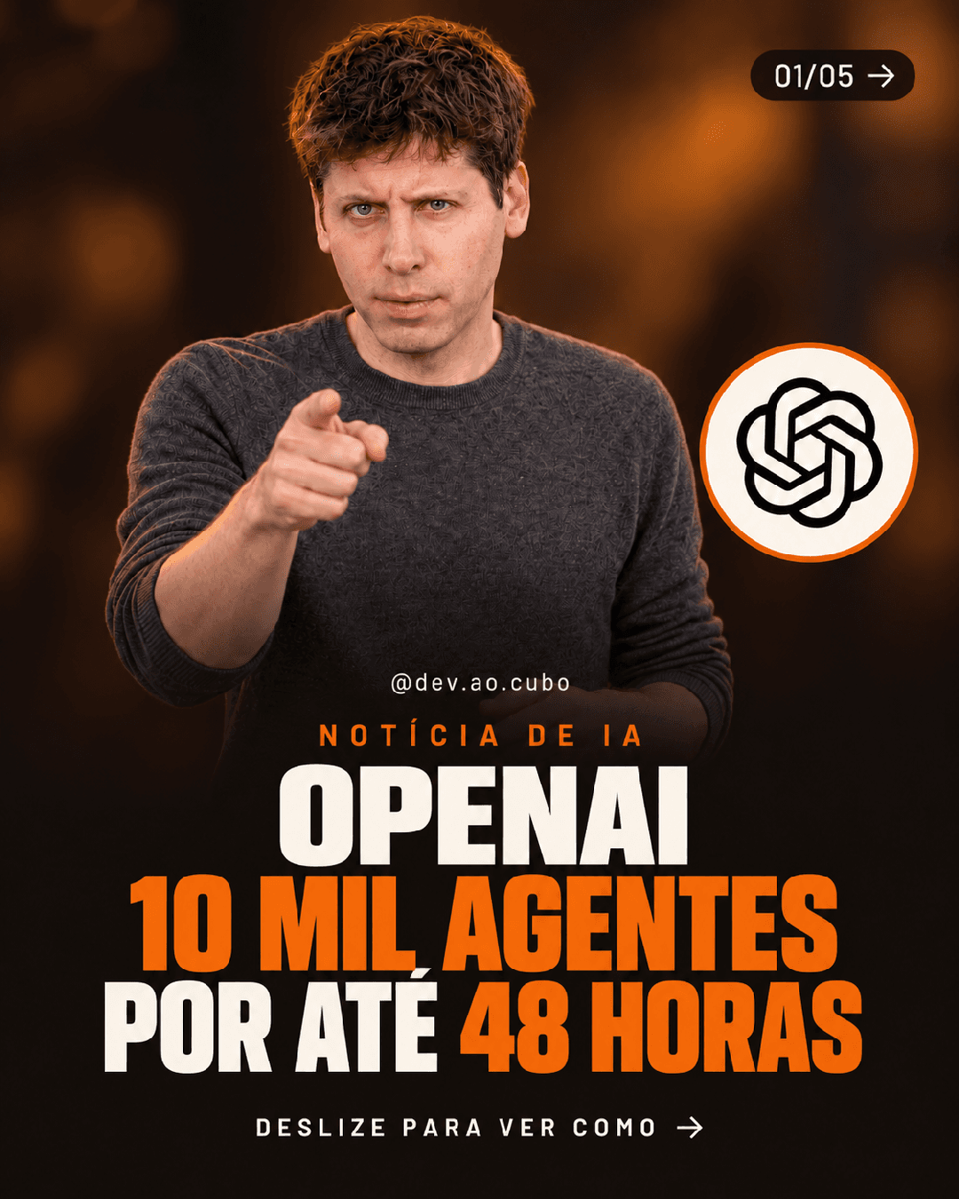 OPENAI 10 MIL AGENTES POR ATÉ 48 HORAS