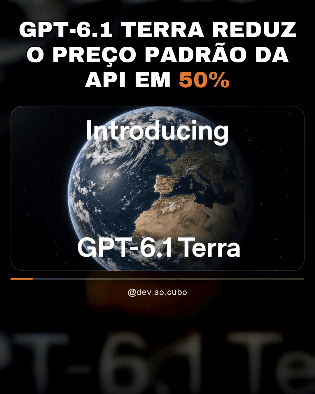 GPT-6.1 TERRA CUSTA MENOS NA API