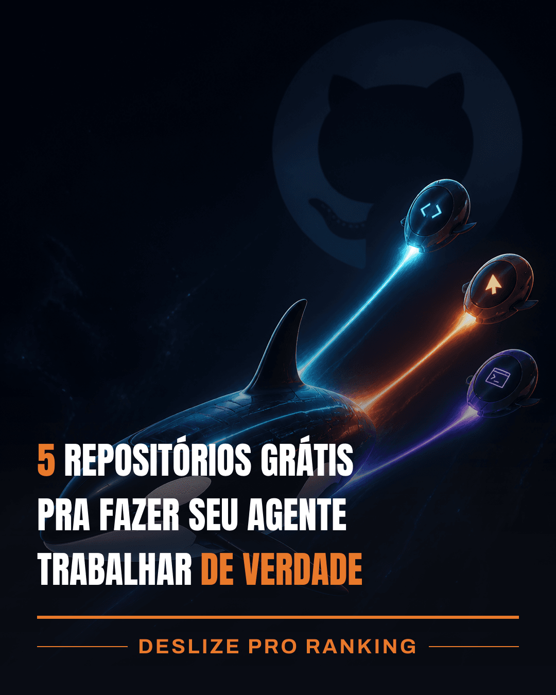 Seu agente de IA é só 20% modelo. Os outros 80% estão nestes 5 repositórios grátis que explodiram no GitHub neste fim de semana