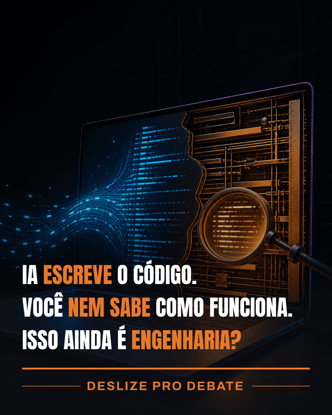 IA escreve o código. Isso ainda é engenharia?