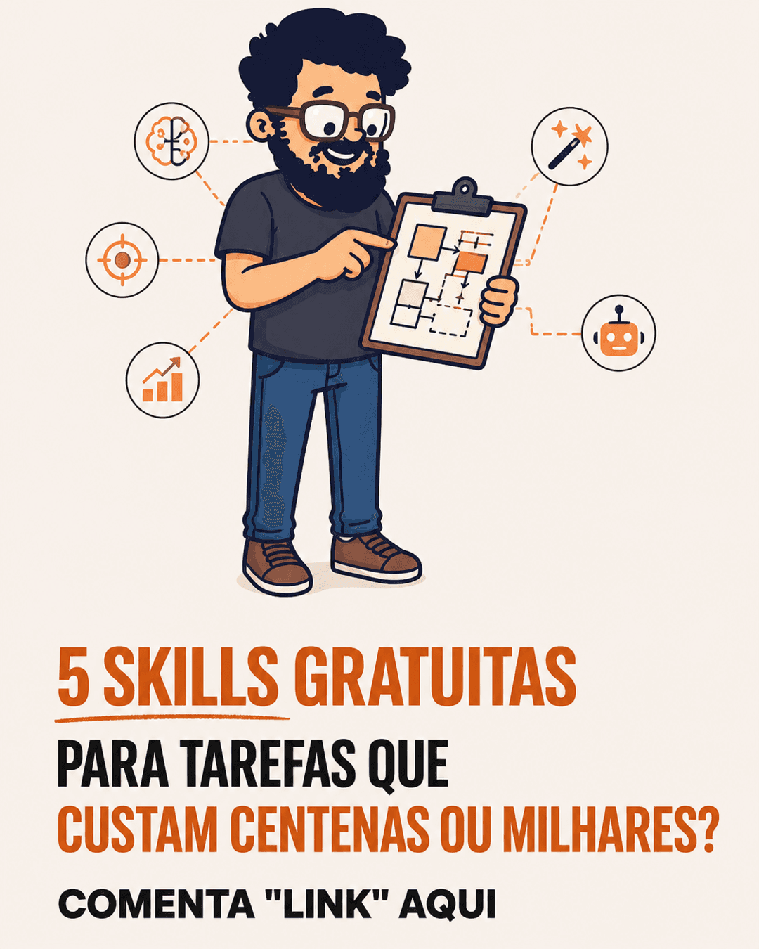 Cientista, atendente de call center e analista de tendências: seu agente de IA pode virar os três hoje, de graça